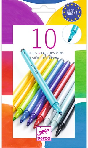 Djeco rotuladores y marcadores Arc-en-ciel - set creativo para niños-3