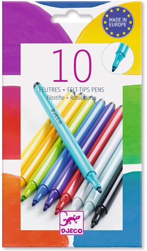 Djeco rotuladores y marcadores Arc-en-ciel - set creativo para niños-2