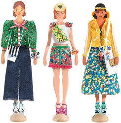 Djeco set creativo taller de moda La Mode by Magali Attiogbé para niños