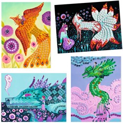 Djeco puzzle Créatures légendaires - FSC MIX juguete rompecabezas