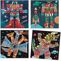 Djeco mosaico Space Battle - juguete creativo para niños