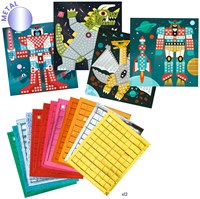 Djeco mosaico Space Battle - juguete creativo para niños-3