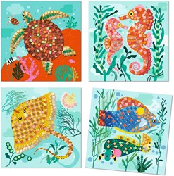 Djeco set de mosaico Caribbean - mundo submarino creativo
