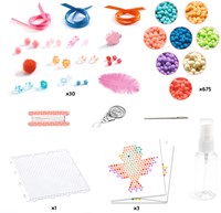 Djeco set creativo de cuentas aqua Country Charm para niños-2