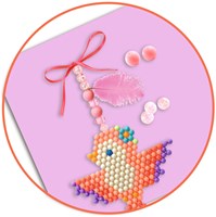 Djeco set creativo de cuentas aqua Country Charm para niños-3