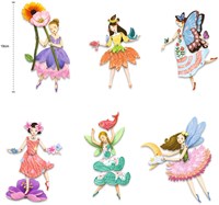 Djeco páginas para colorear Fairies - set creativo muñecas hadas