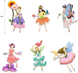 Djeco páginas para colorear Fairies - set creativo muñecas hadas