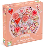 Djeco cuentas & joyas Hearts - set creativo de abalorios para niños-2