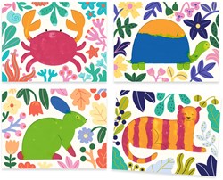 Djeco pintura set de pintura de dedos para niños - FSC MIX