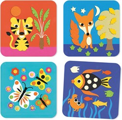 Djeco set de collage creativo Sweet Nature - juguete certificado FSC