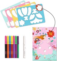 Djeco set creativo vestidos de Marie - juguete mágico para colorear-3