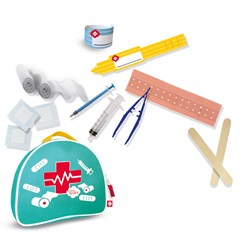 Ses maletín de doctor set de juguete para niños - juego de rol doctor