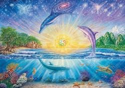 Magnolia Dolphins - 1000 Teile