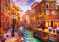 Eurographics Dominic Davison - Sunset over Venice - 1000 Teile