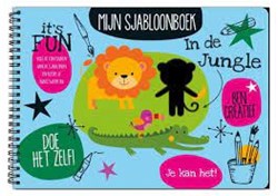 Image Books libro de plantillas jungla dibujar y colorear para niños