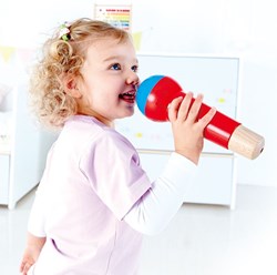 Hape micrófono eco juguete - Mighty Echo Microphone - música