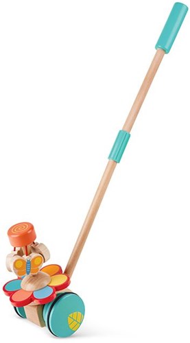 Hape juguete de madera para empujar Dancing Butterflies para niños pequeños-2
