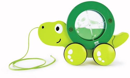 Hape tortuga de madera para arrastrar Tito - juguete para aprender a caminar