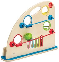 Hape pista de canicas de madera juguete colorido - circuito para niños-3