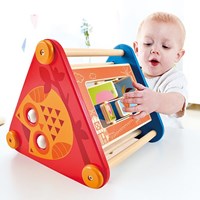Hape caja de actividades de madera juguete educativo portátil motricidad
