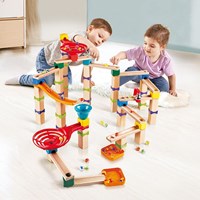 Hape circuito de canicas Marble Cascade Block Set - juguete educativo