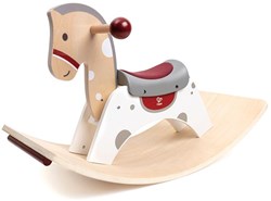 Hape caballo balancín & balance board 2 en 1 juguete de madera