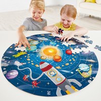 Hape puzzle sistema solar - juguete educativo con sol LED