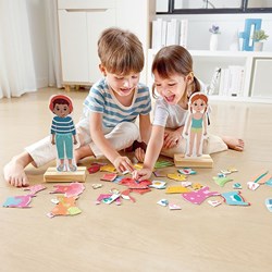 Hape puzzle magnético juego de disfraces - Juguete Dress-Up