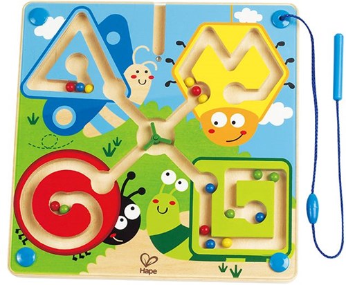 Hape laberinto magnético insectos juguete de madera educativo-2