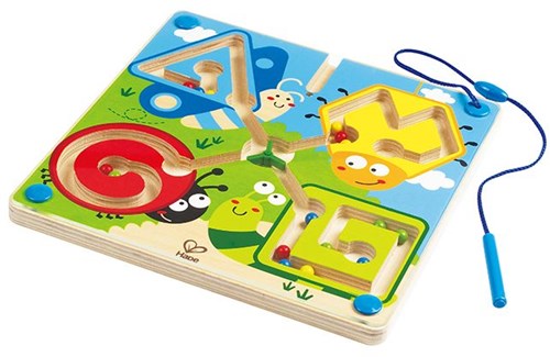 Hape laberinto magnético insectos juguete de madera educativo-3