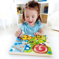 Hape laberinto magnético insectos juguete de madera educativo