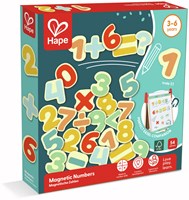 Hape números magnéticos juguete educativo colorido-2