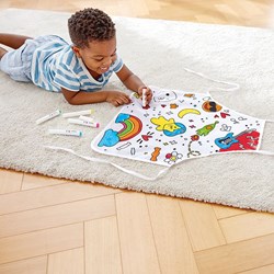 Hape delantal para colorear - juguete creativo para niños