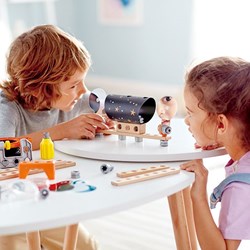 Hape laboratorio de ciencia óptica set de experimentos juguete niños
