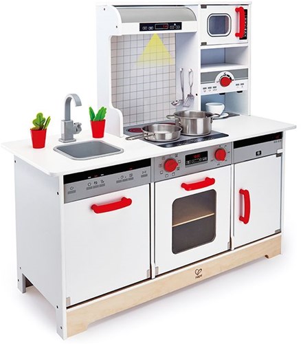 Hape Cocina de madera todo en uno - Juguete cocina para niños-2