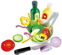 Hape set de ensalada de madera - 39 piezas - juguete educativo-3