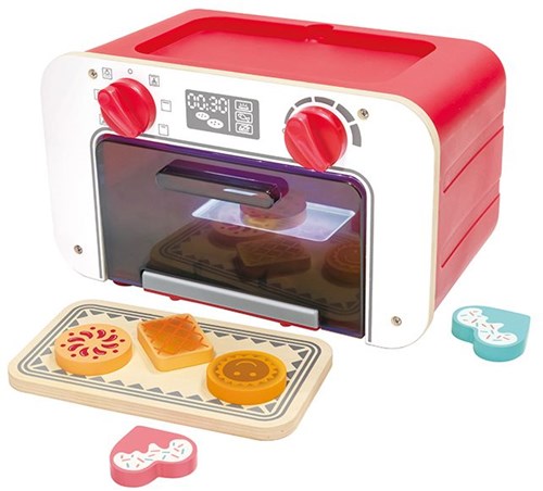 Hape horno de juguete con cambio de color - cocina mágica infantil-2