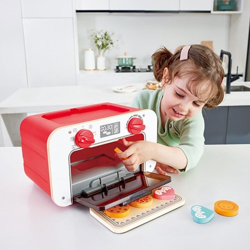 Hape horno de juguete con cambio de color - cocina mágica infantil