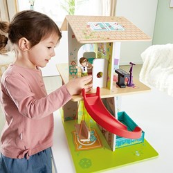 Hape casa de muñecas musical - efectos de sonido juguete de madera