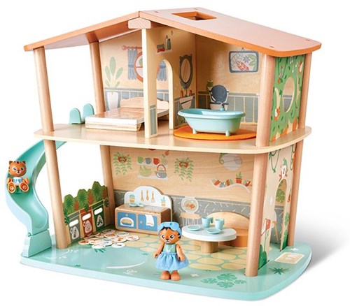 Green Planet Explorers casa jungla tigre juguete sostenible madera FSC