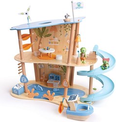 Green Planet Explorers juguete Set de Rescate Oceánico - juguete de madera sostenible