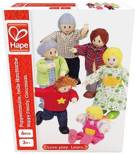 Hape familia casa de muñecas set de muñecos de madera Europa