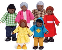 Hape Poppenhuis Familie Afrikaans