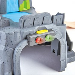 Hape túnel de tren con luz y sonido - juguete de madera