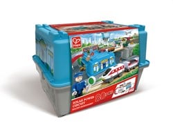 Juego de cubos de tren Hape Mega Metropolis