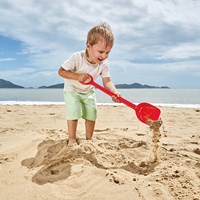 Hape Pala Roja - Pala de Juguete 40 cm para juegos al aire libre