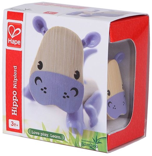 Hape hipopótamo de bambú juguete sostenible para niños