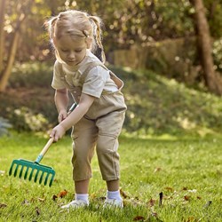 Hape rastrillo de jardín juguete para niños - Garden Rake verde