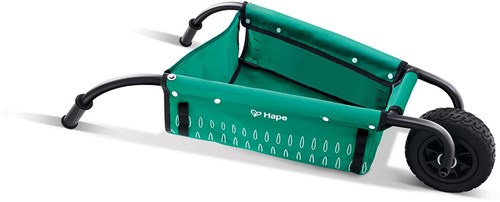Hape carretilla juguete verde para niños jardinería 20 litros-2