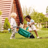 Hape carretilla juguete verde para niños jardinería 20 litros